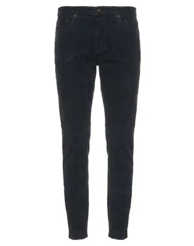 Siviglia Man Pants Charcoal Size 40 Cotton, Elastane In Black