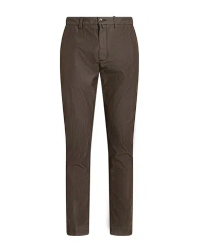 Siviglia Man Pants Dark Brown Size 33 Polyester, Cotton, Elastane In Multi