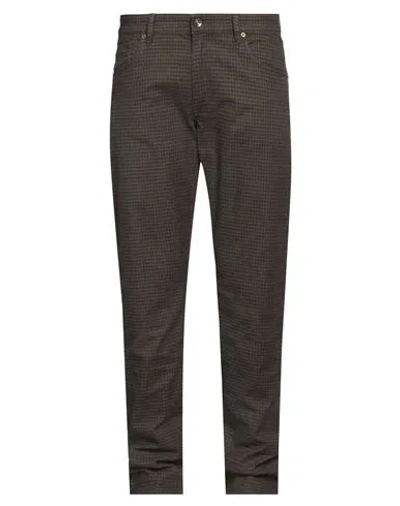 Siviglia Man Pants Dark Green Size 31 Cotton, Elastane