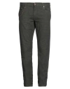 Siviglia Man Pants Dark Green Size 34 Cotton, Polyethylene, Elastane