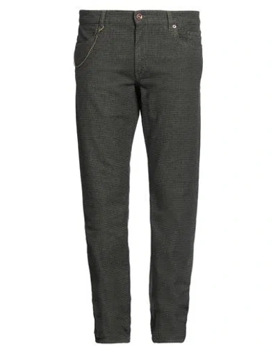 Siviglia Man Pants Dark Green Size 34 Cotton, Polyethylene, Elastane