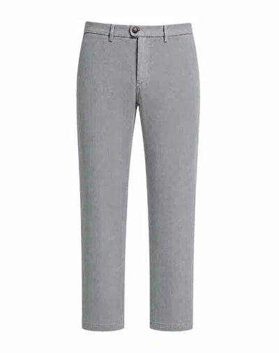 Siviglia Man Pants Grey Size 28 Cotton, Elastane In Gray