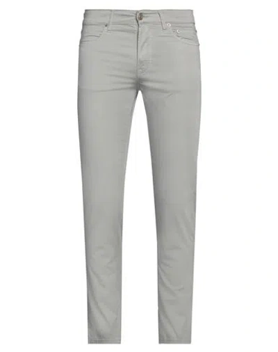 Siviglia Man Pants Grey Size 32 Cotton, Elastane In Grey