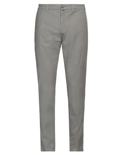 Siviglia Man Pants Grey Size 34 Cotton, Elastane In Gray