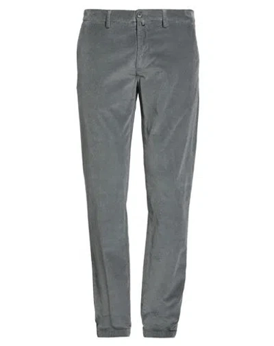 Siviglia Man Pants Grey Size 34 Organic Cotton, Modal, Elastane In Gray