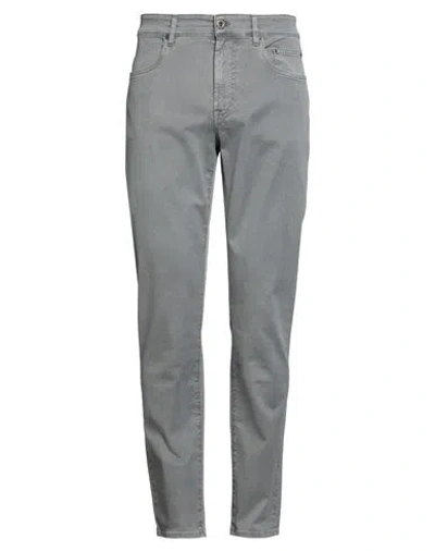 Siviglia Man Pants Grey Size 35 Cotton, Elastane In Gray