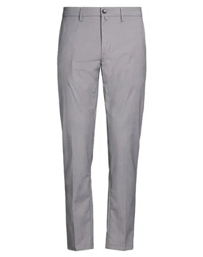 Siviglia Man Pants Grey Size 35 Cotton, Polyester, Tencel, Elastane In Brown