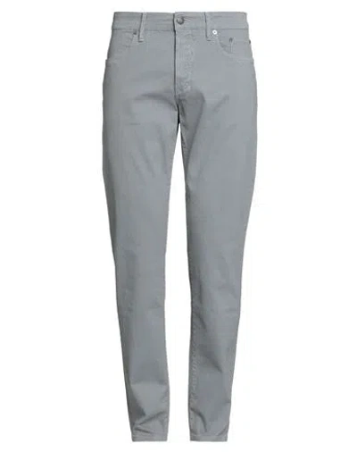 Siviglia Man Pants Grey Size 36 Cotton, Elastane