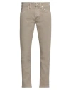 Siviglia Man Pants Khaki Size 30 Organic Cotton, Elastane In Beige