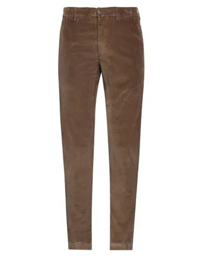 Siviglia Man Pants Khaki Size 30 Organic Cotton, Modal, Elastane In Beige