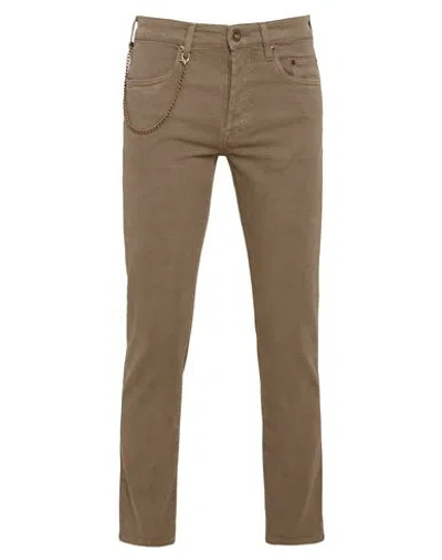 Siviglia Man Pants Khaki Size 31 Cotton, Elastane, Polyester In Beige