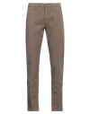 Siviglia Man Pants Khaki Size 35 Cotton, Elastane In Beige