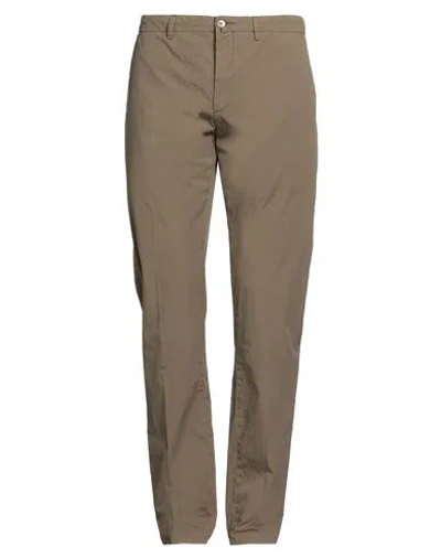 Siviglia Man Pants Khaki Size 35 Cotton, Elastane In Sand