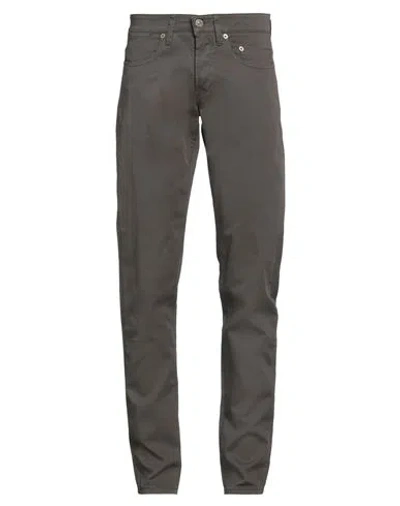 Siviglia Man Pants Lead Size 30 Cotton, Elastane In Grey