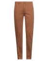 Siviglia Man Pants Light Brown Size 30 Modal, Cotton, Elastane