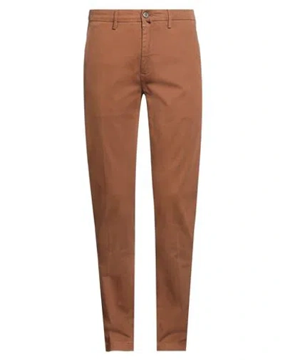 Siviglia Man Pants Light Brown Size 30 Modal, Cotton, Elastane