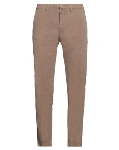 Siviglia Man Pants Light Brown Size 34 Cotton, Elastane In Neutral