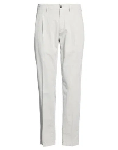 Siviglia Man Pants Light Grey Size 30 Cotton, Linen, Elastane