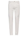 Siviglia Man Pants Light Grey Size 35 Cotton, Elastane
