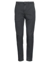 Siviglia Man Pants Dark Green Size 34 Cotton, Polyethylene, Elastane In Blue