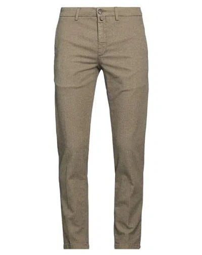Siviglia Man Pants Military Green Size 33 Cotton, Polyester, Elastane
