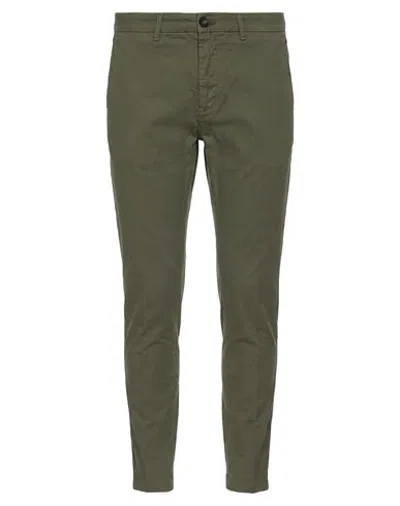 Siviglia Man Pants Military Green Size 36 Modal, Cotton, Elastane In Multi