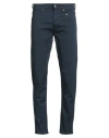 Siviglia Man Pants Navy Size 30 Cotton, Elastane In Blue