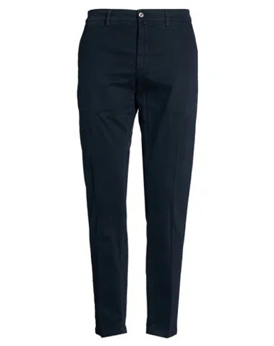 Siviglia Man Pants Navy Size 36 Modal, Cotton, Elastane In Black