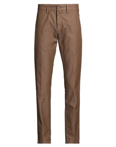 Siviglia Man Pants Rust Size 30 Polyester, Cotton, Elastane In Brown