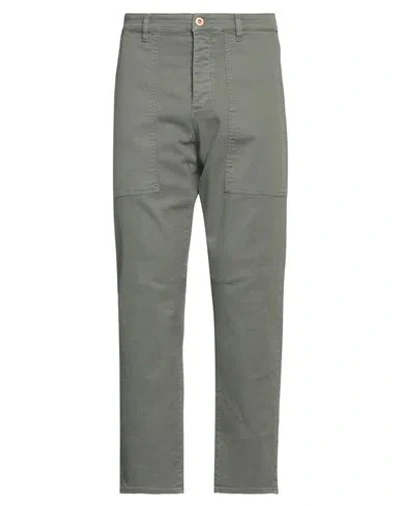 Siviglia Man Pants Sage Green Size 33 Organic Cotton, Elastane