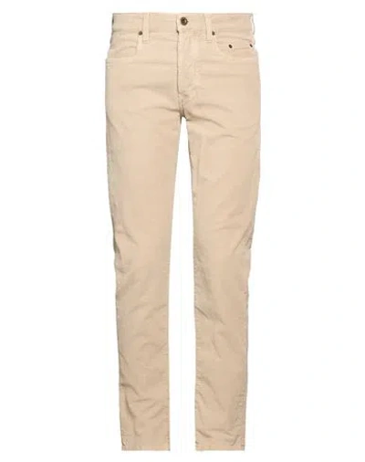 Siviglia Man Pants Sand Size 32 Cotton, Elastane In Beige