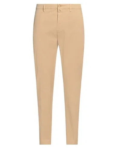 Siviglia Man Pants Sand Size 32 Cotton, Elastane In Beige