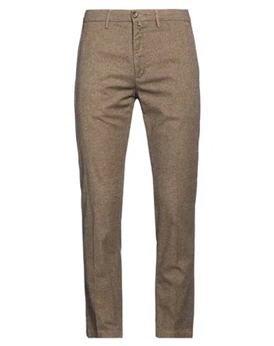 Siviglia Man Pants Sand Size 32 Cotton, Polyester, Elastane In Brown