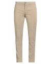 Siviglia Man Pants Sand Size 33 Cotton, Elastane In Neutral