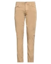 Siviglia Man Pants Sand Size 33 Cotton, Elastane In Beige