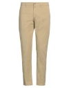 Siviglia Man Pants Sand Size 36 Cotton, Elastane In Beige