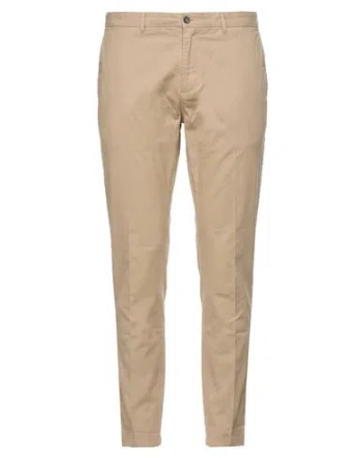 Siviglia Man Pants Sand Size 42 Modal, Cotton, Elastane In Brown