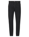 Siviglia Man Pants Steel Grey Size 35 Cotton, Polyester, Elastane In Black