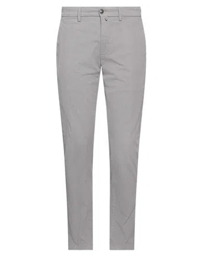 Siviglia Man Pants Taupe Size 29 Cotton, Polyester, Viscose, Elastane In Grey