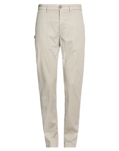 Siviglia Man Pants Taupe Size 30 Cotton, Elastane In Gray