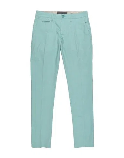 Siviglia Man Pants Turquoise Size 35 Cotton, Polyamide, Elastane In Blue