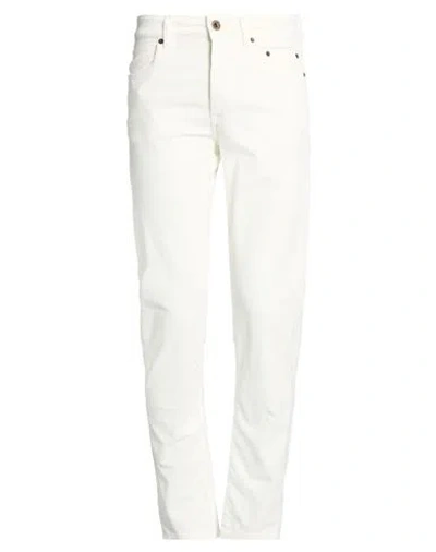 Siviglia Man Pants White Size 30 Organic Cotton, Modal, Elastane