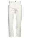 Siviglia Man Pants White Size 32 Cotton, Elastane