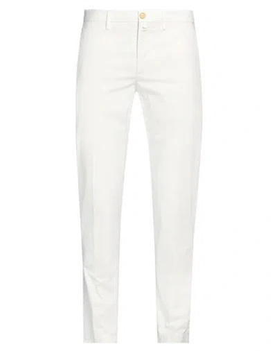 SIVIGLIA SIVIGLIA MAN PANTS WHITE SIZE 33 COTTON, ELASTANE