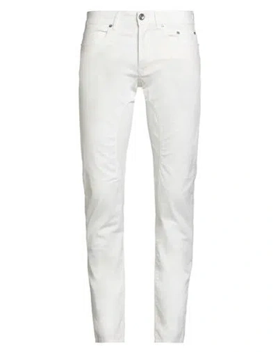 Siviglia Man Pants White Size 33 Cotton, Elastane