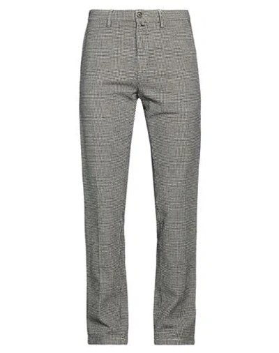 Siviglia Man Pants White Size 33 Cotton In Gray