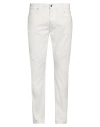 Siviglia Man Pants White Size 34 Cotton, Elastane
