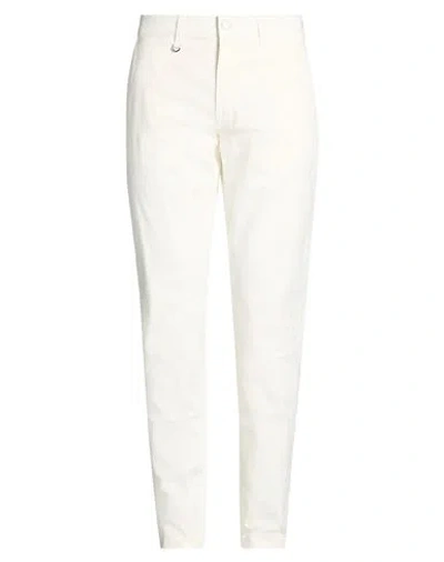 Siviglia Man Pants White Size 35 Cotton, Elastane