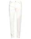 Siviglia Man Pants White Size 35 Cotton, Elastane