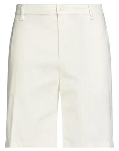 Siviglia Man Shorts & Bermuda Shorts Cream Size 34 Cotton, Elastane